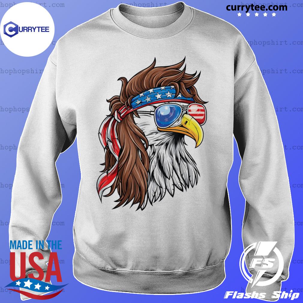 'Merica America curved logo with Eagle USA Flag Patriotic short sleeve T Shirt 