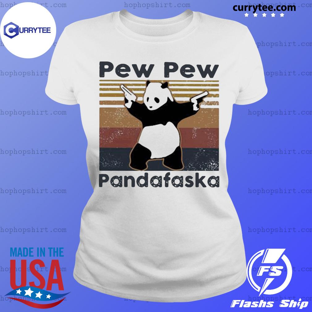 panda pew pew shirt