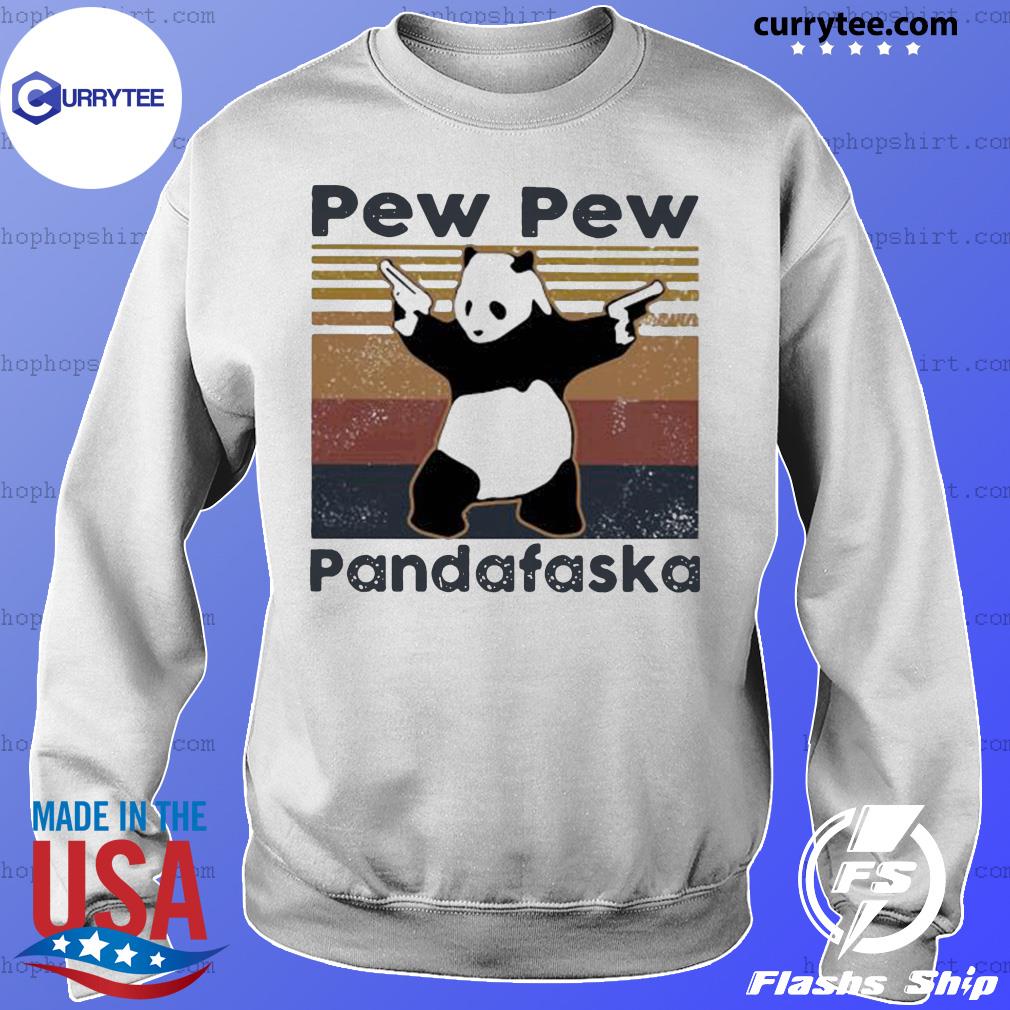 panda pew pew shirt